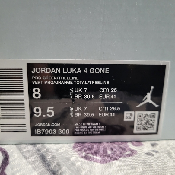 SIZE 8 - Air Jordan Luka 4 Gone Camping - Picture 3 of 9